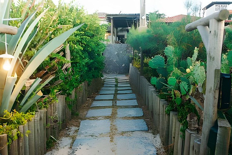 Suíte Praia em Divino Recanto Pé na areia
